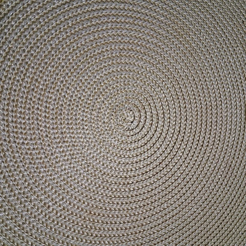 Round‎ Thin 15 inch Sea Grass Braided Placemats Set of 12 Preowned Washable